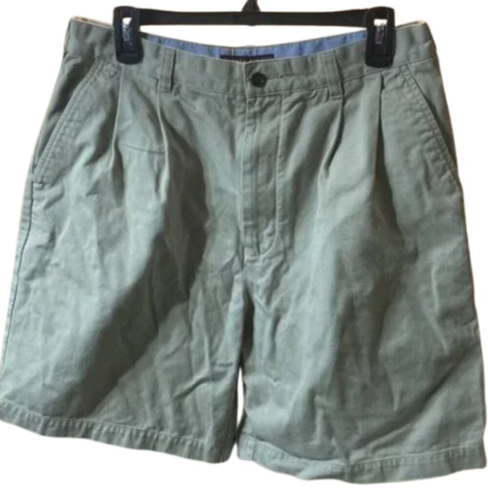Tommy Hilfiger Golf Pleated Classic Chino Shorts, Size 34